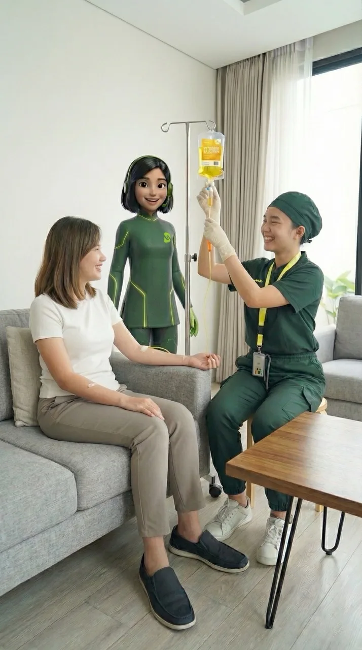 Layanan infus Vitamin Booster DokterHub