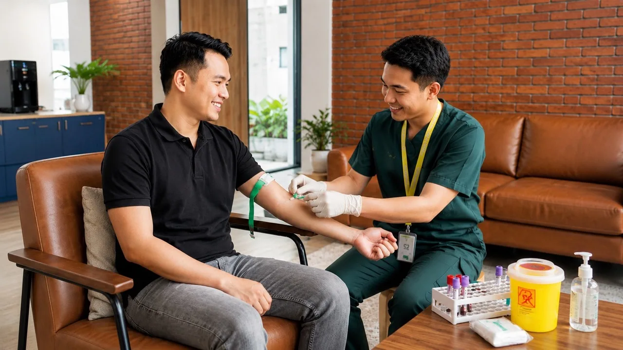Layanan tes HIV privat di klinik atau homecare DokterHub