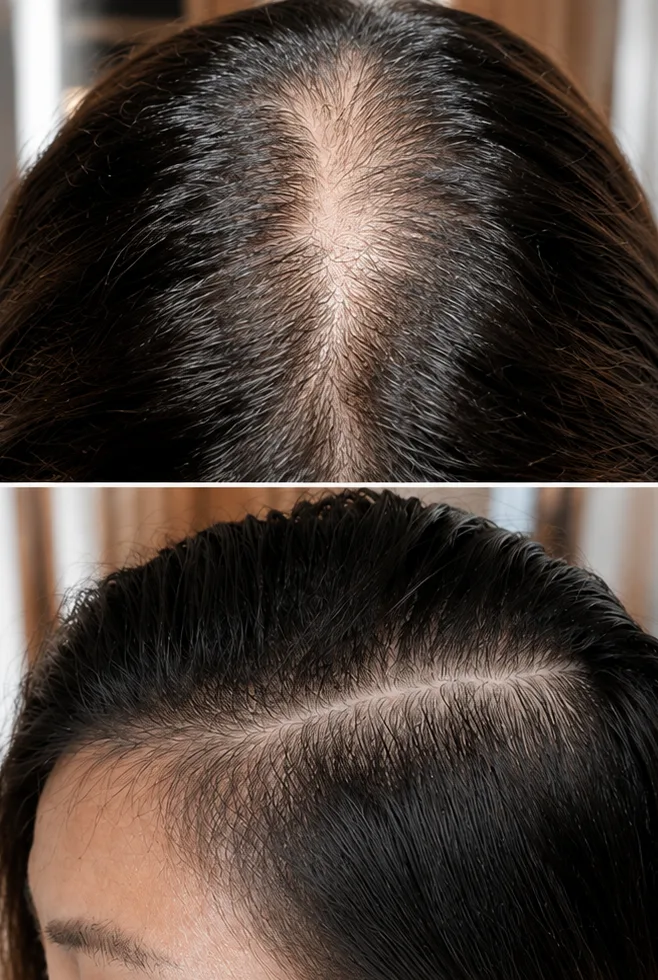 Kondisi rambut sebelum pemakaian Lavola
